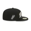 San Antonio Spurs Sport Night Wordmark 59FIFTY Fitted Hat sold by New Era