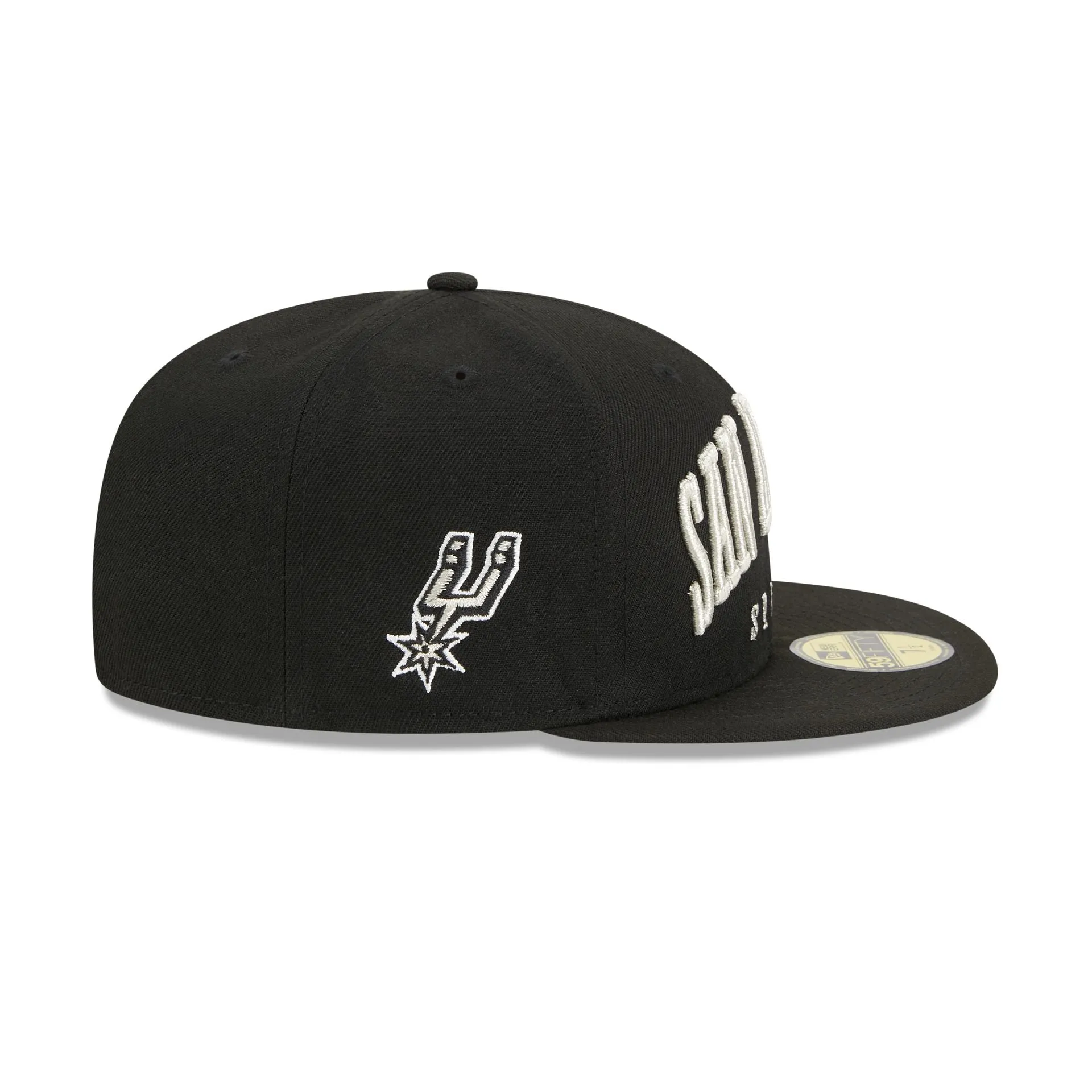 San Antonio Spurs Sport Night Wordmark 59FIFTY Fitted Hat sold by New Era product image thumbnail 4