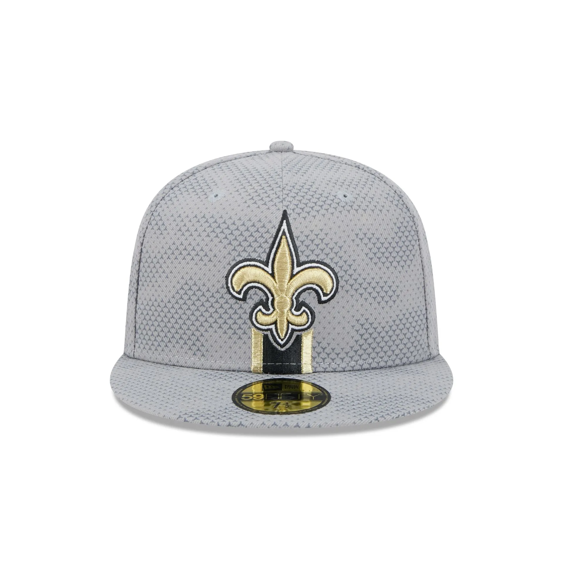 New Orleans Saints 2024 Sideline Gray 59FIFTY Fitted Hat sold by New Era product image thumbnail 2