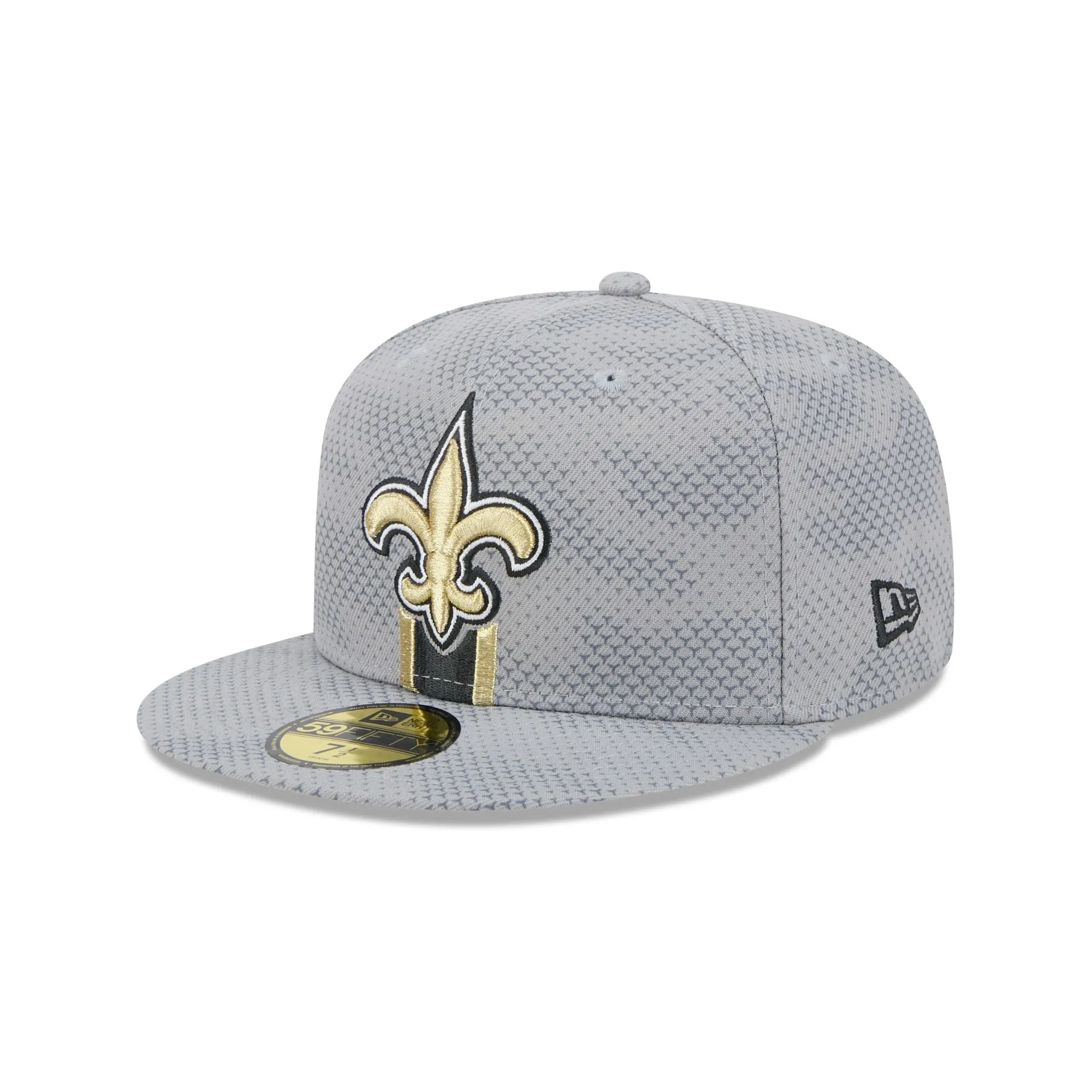 New Orleans Saints 2024 Sideline Gray 59FIFTY Fitted Hat sold by New Era product image thumbnail 3