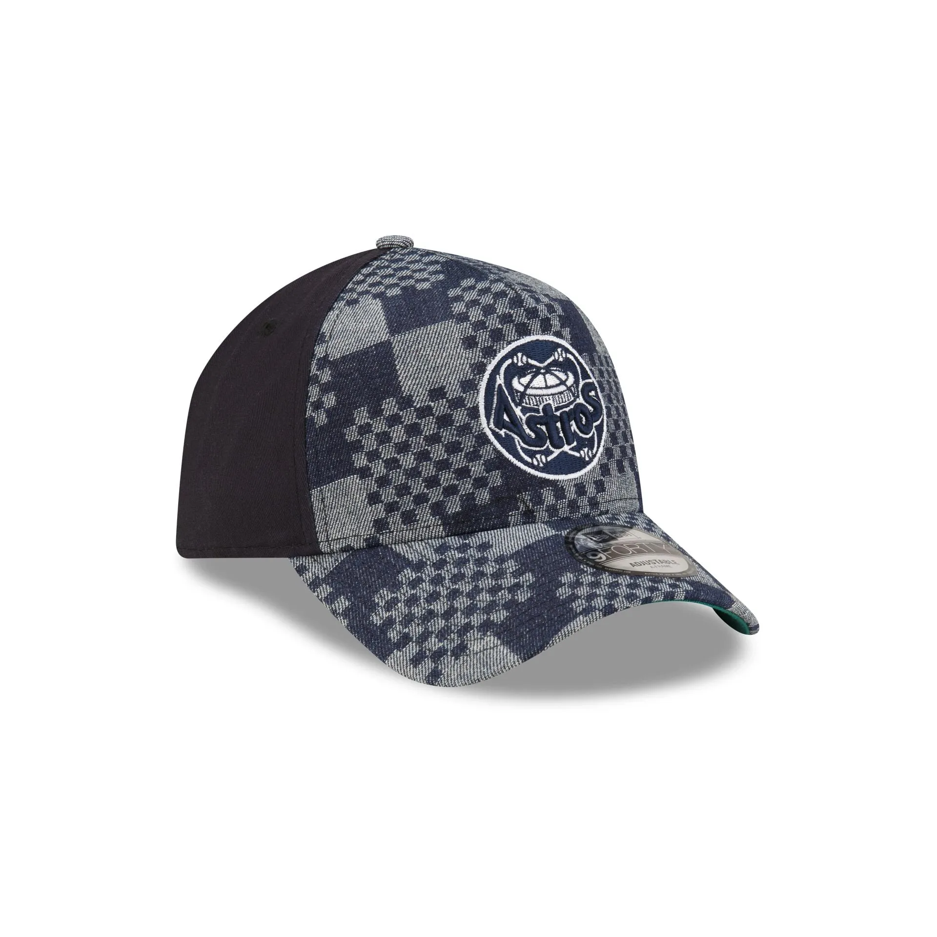 Houston Astros Pattern Denim 9FORTY A-Frame Snapback Hat sold by New Era product image thumbnail 3