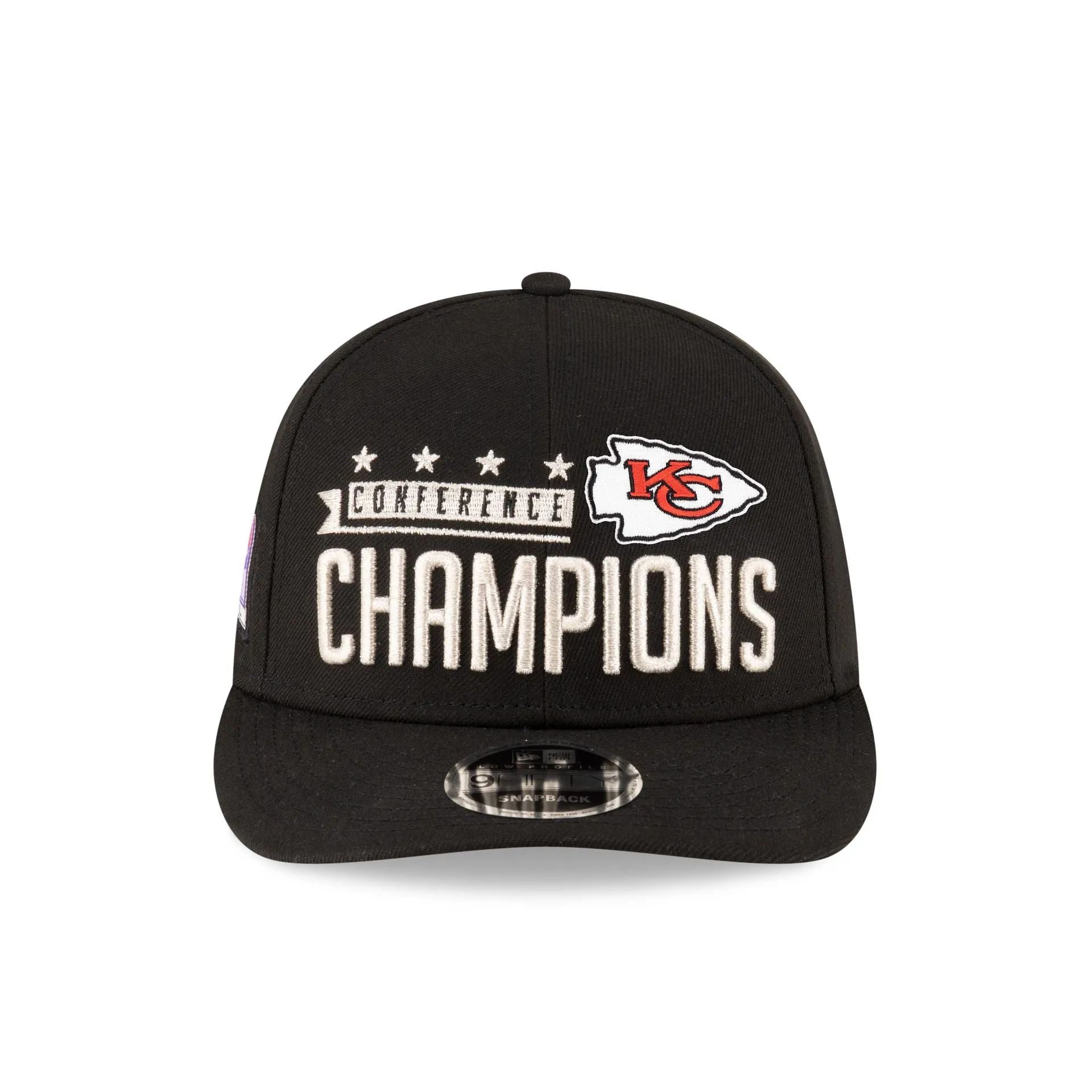 Kansas City Chiefs 2023 Conference Champions Locker Room Low Profile 9FIFTY Snapback Hat sold by New Era product image thumbnail 2