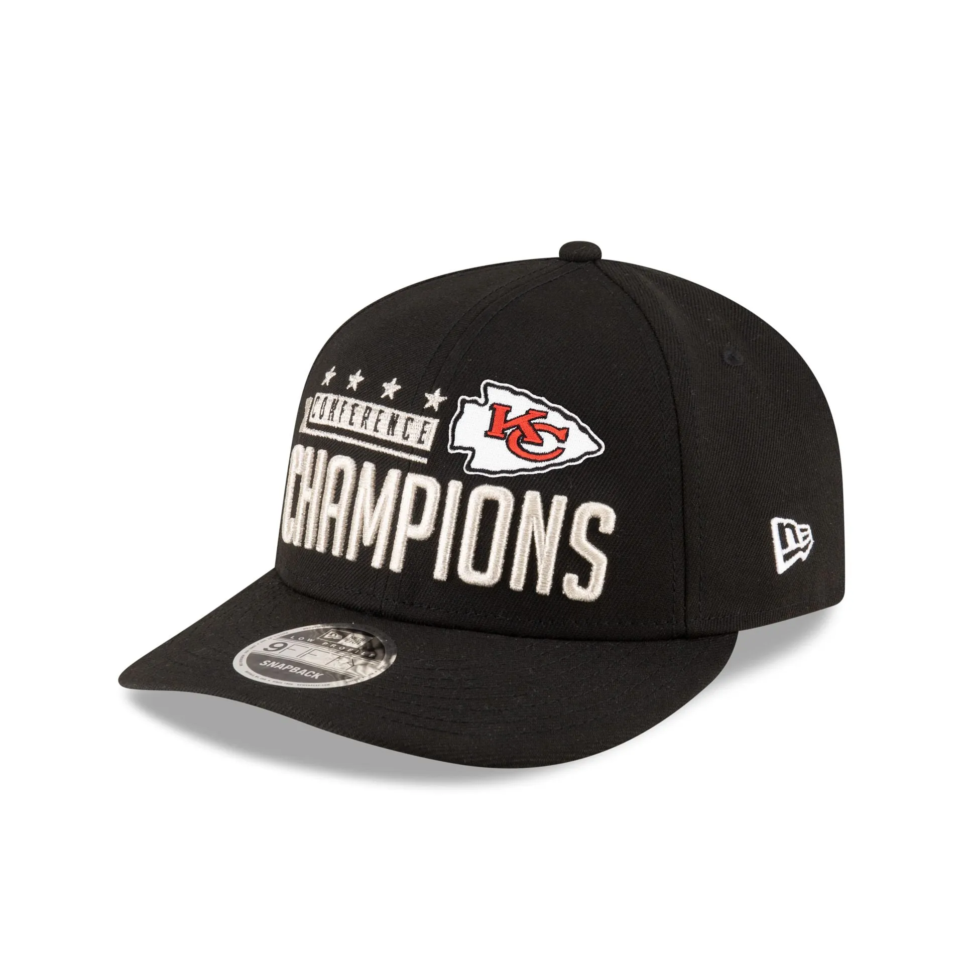Kansas City Chiefs 2023 Conference Champions Locker Room Low Profile 9FIFTY Snapback Hat sold by New Era product image thumbnail 3