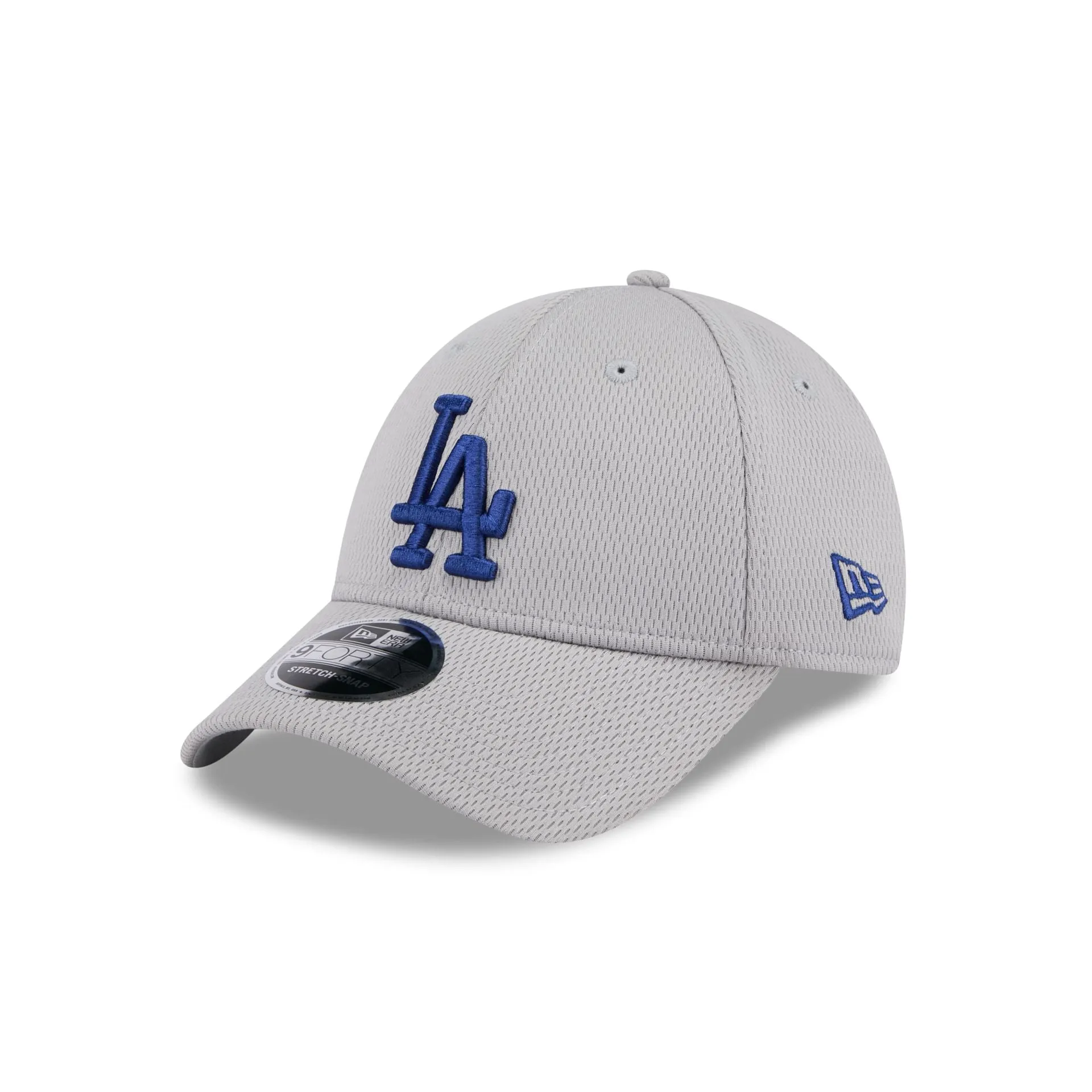 Los Angeles Dodgers Gray 9FORTY Stretch-Snap Hat sold by New Era