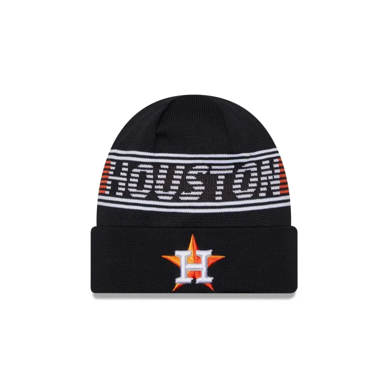 Houston Astros 2024 Clubhouse Cuff Knit Hat sold by New Era