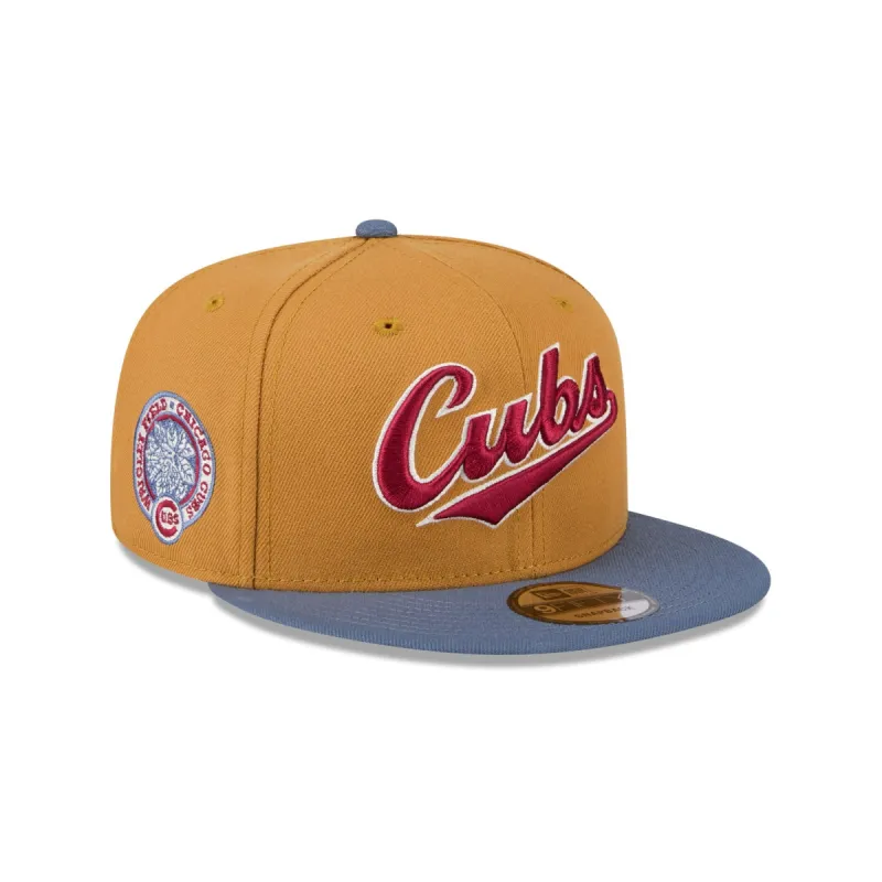 Chicago Cubs Panama Tan 9FIFTY Snapback Hat sold by New Era