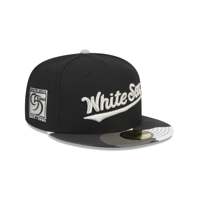Chicago White Sox Metallic Camo 59FIFTY Fitted Hat sold by New Era