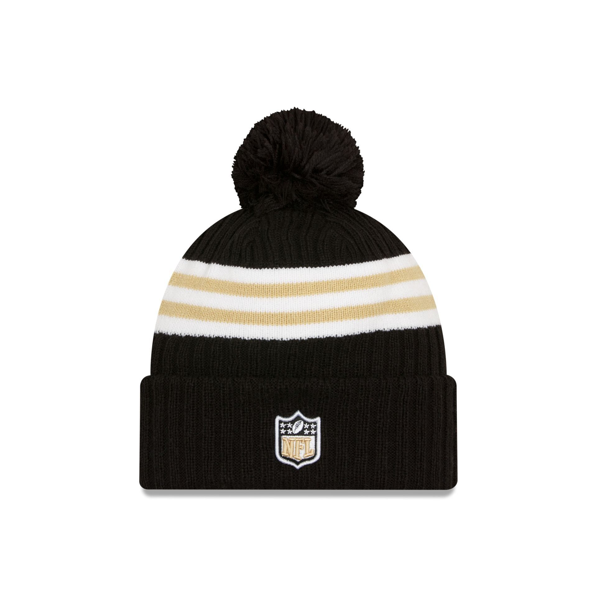 New Orleans Saints 2023 Cold Weather Black Pom Knit sold by New Era product image thumbnail 2