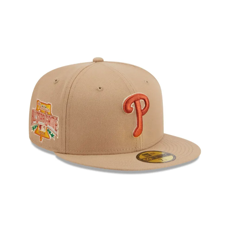 Philadelphia Phillies Autumn Flannel 59FIFTY Fitted Hat sold by New Era