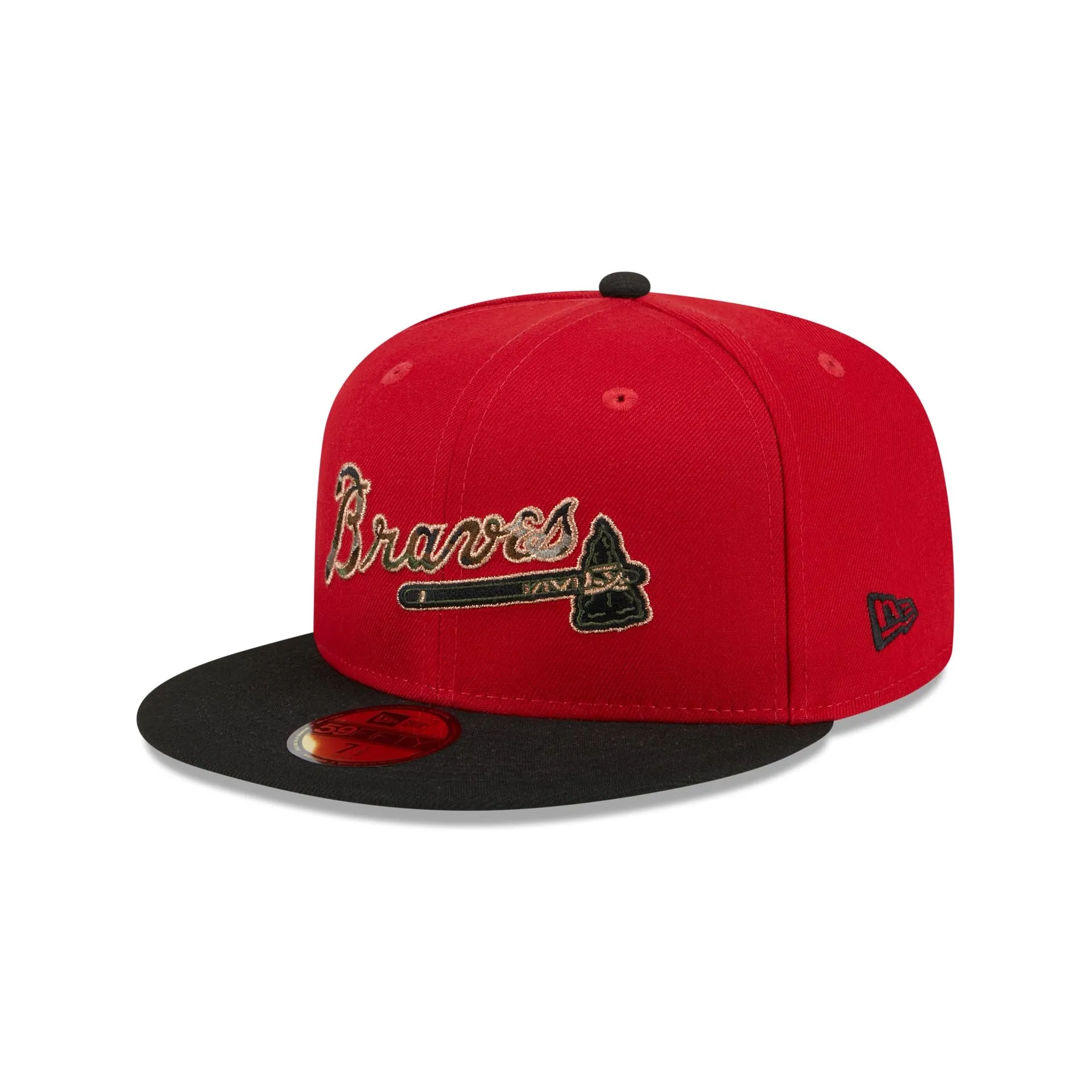 Atlanta Braves Camo Fill 59FIFTY Fitted Hat sold by New Era product image thumbnail 3