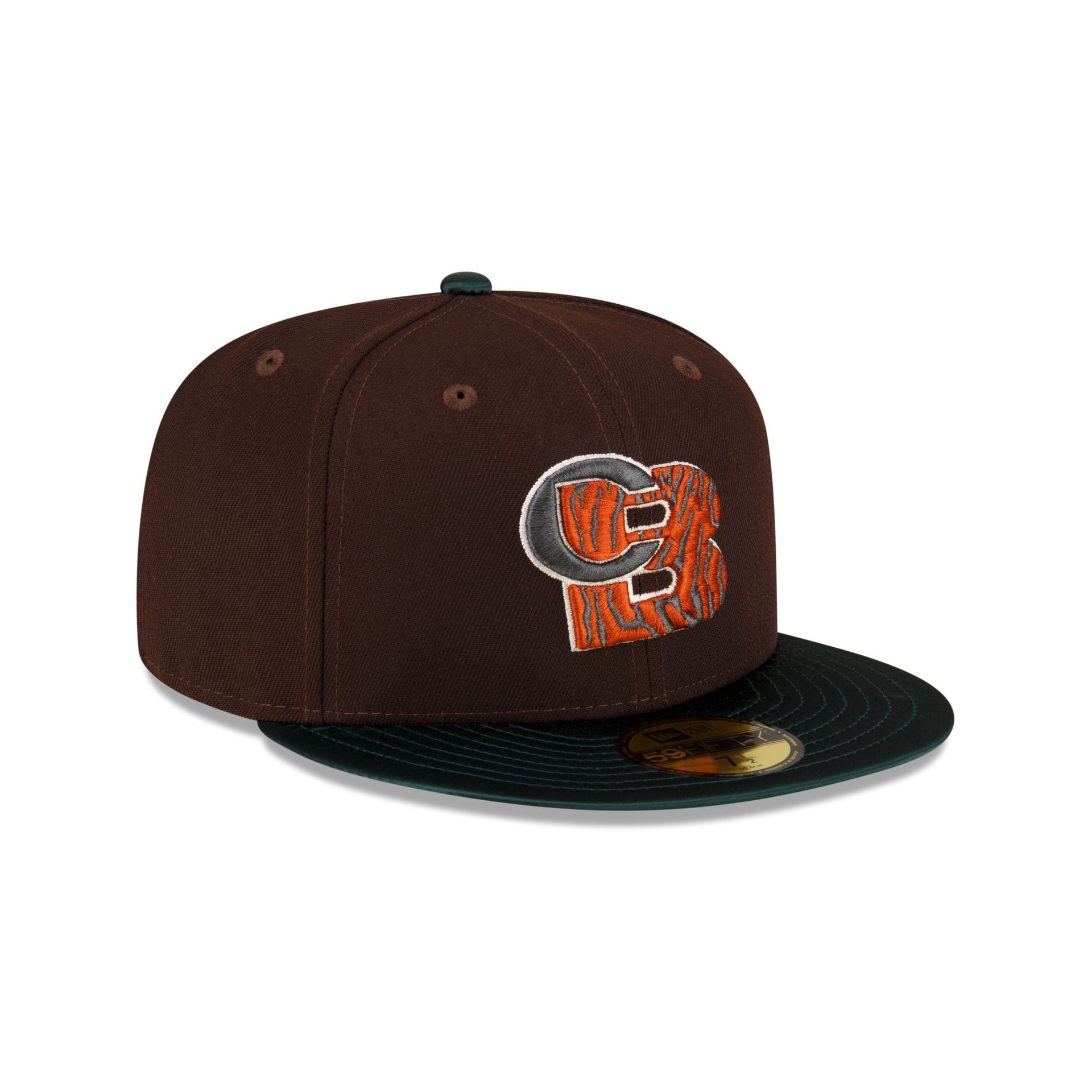 Just Caps Green Satin Cincinnati Bengals 59FIFTY Fitted Hat sold by New Era product image thumbnail 3