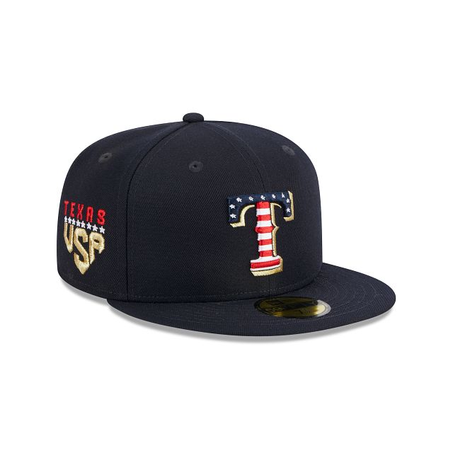 Texas Rangers Independence Day 2023 59FIFTY Fitted Hat sold by New Era