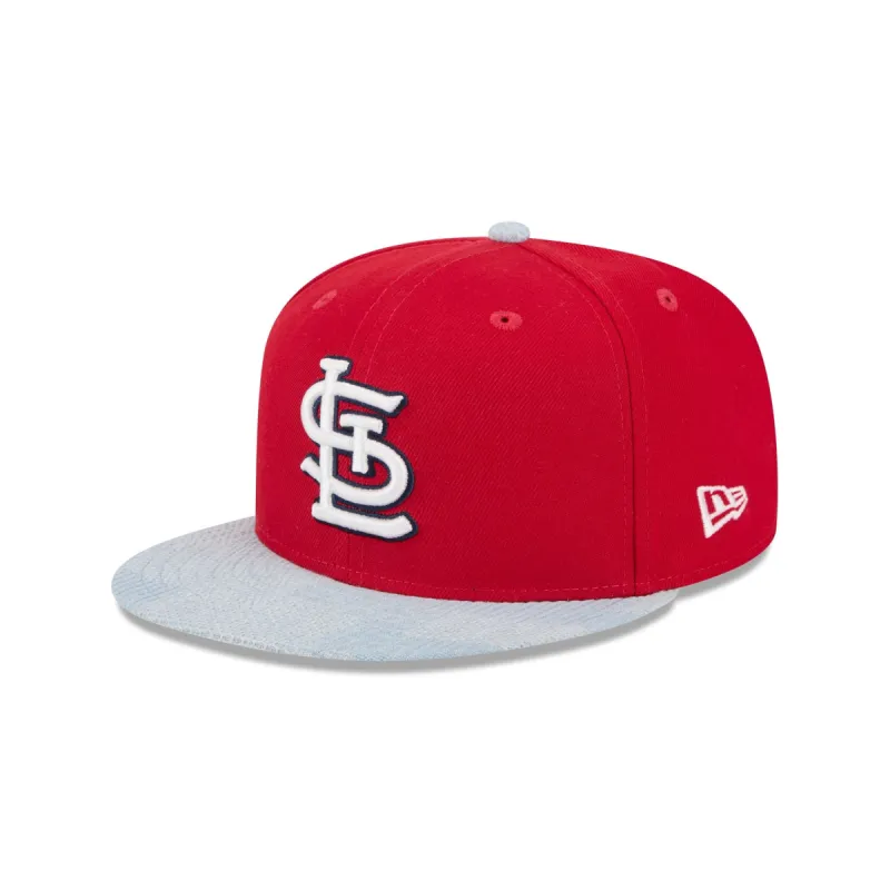 St. Louis Cardinals Patch Denim 59FIFTY Fitted Hat sold by New Era