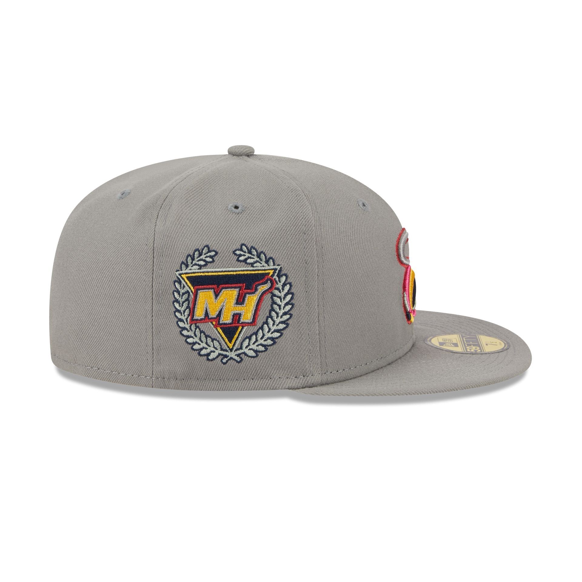 Miami Heat Color Pack Gray 59FIFTY Fitted Hat sold by New Era product image thumbnail 4