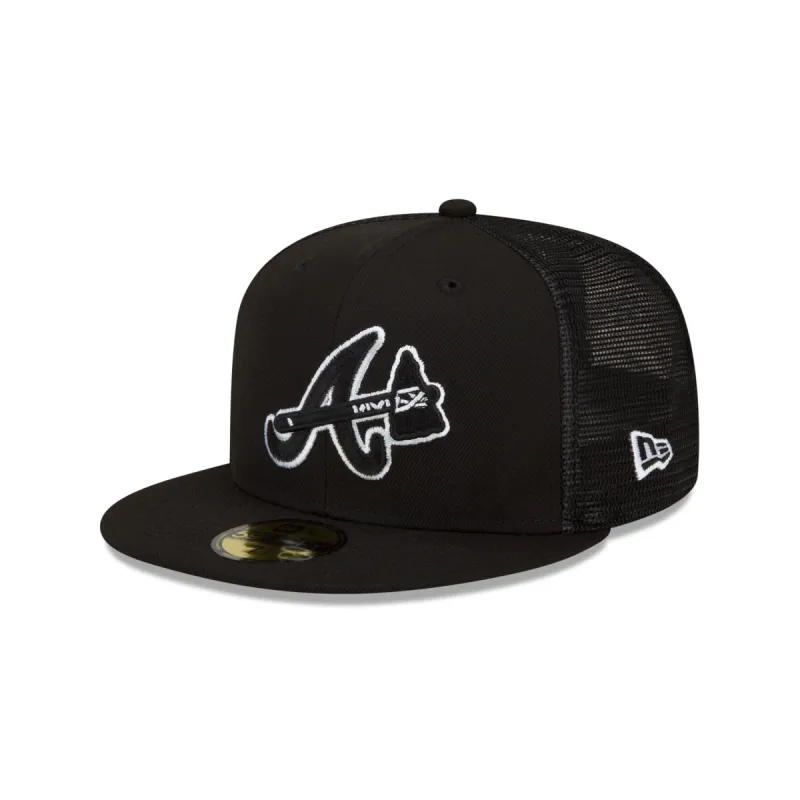 Atlanta Braves 2023 Batting Practice Black 59FIFTY Fitted Hat sold by New Era