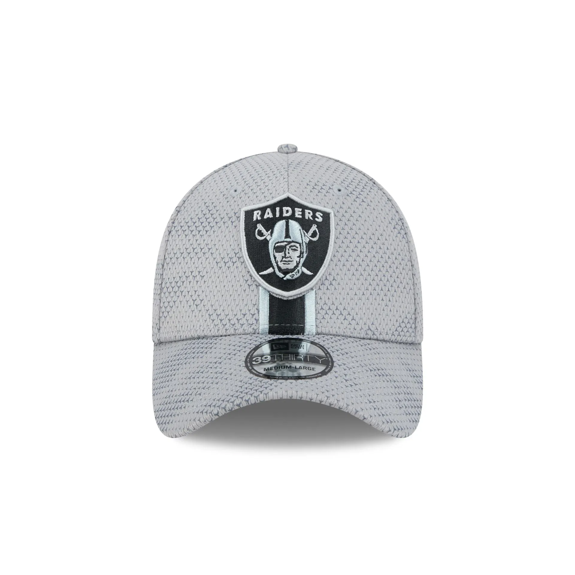 Las Vegas Raiders 2024 Sideline Gray 39THIRTY Stretch Fit Hat sold by New Era product image thumbnail 2