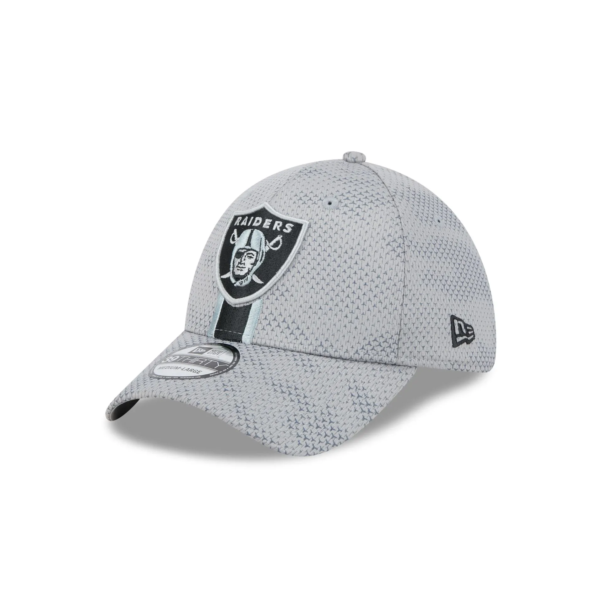 Las Vegas Raiders 2024 Sideline Gray 39THIRTY Stretch Fit Hat sold by New Era product image thumbnail 3