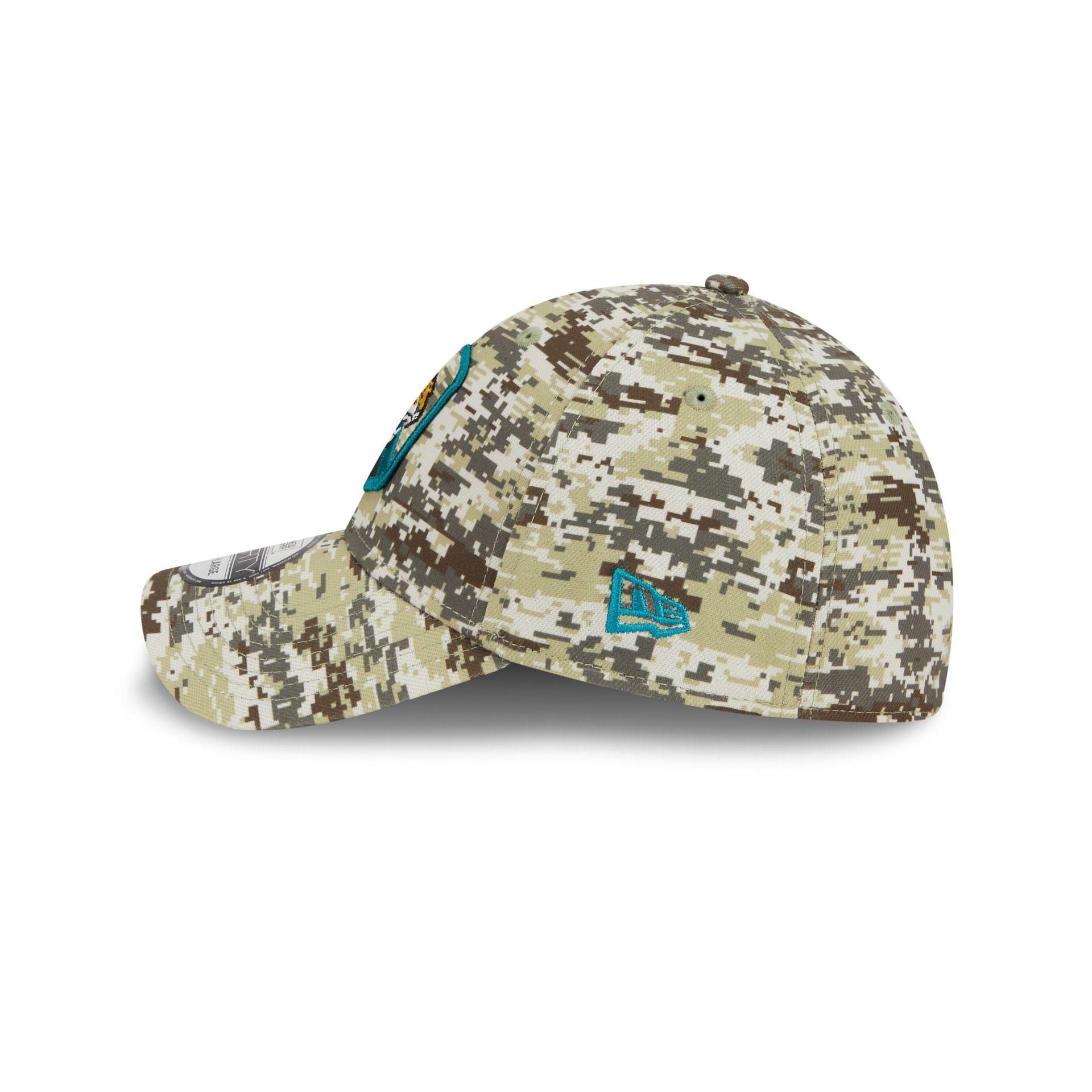 Jacksonville Jaguars 2023 Salute to Service Camo 39THIRTY Stretch Fit Hat sold by New Era product image thumbnail 5