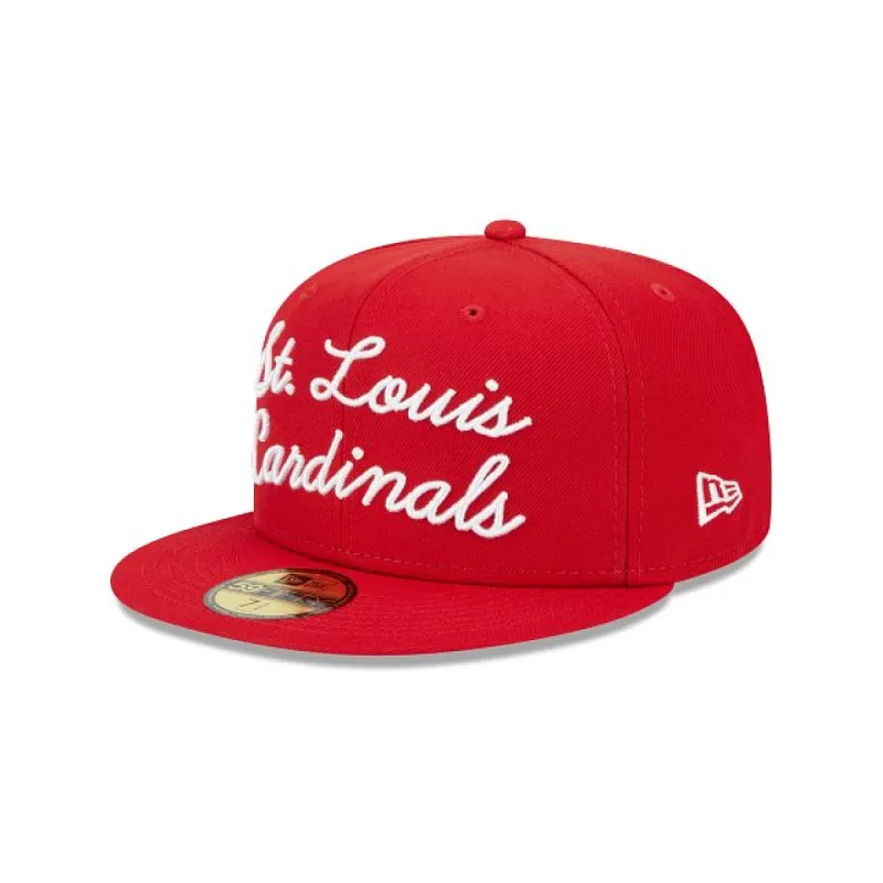 St. Louis Cardinals Fairway Script 59FIFTY Fitted Hat sold by New Era