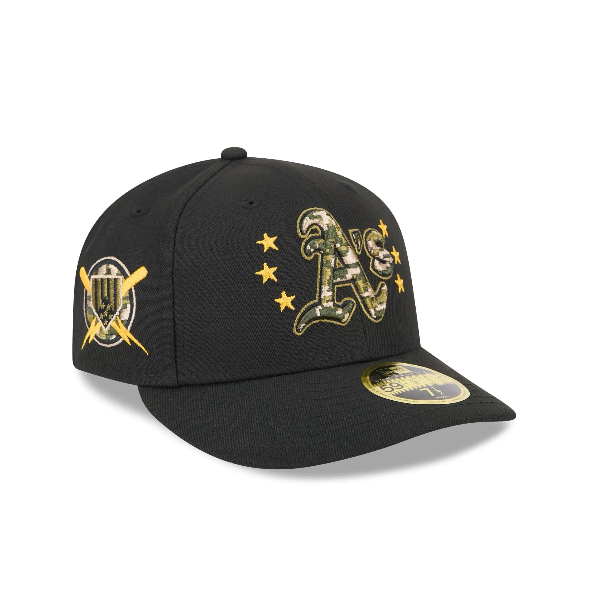 Oakland Athletics Armed Forces Day 2024 Low Profile 59FIFTY Fitted Hat sold by New Era