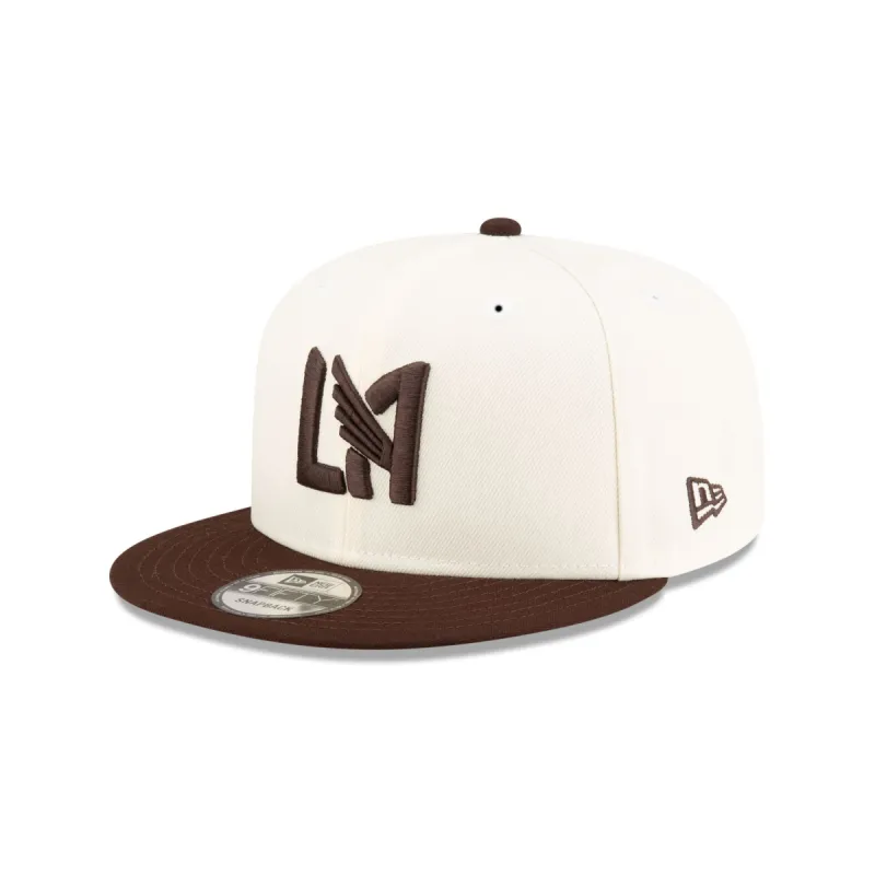 Los Angeles FC Jersey Hook White 9FIFTY Snapback Hat sold by New Era