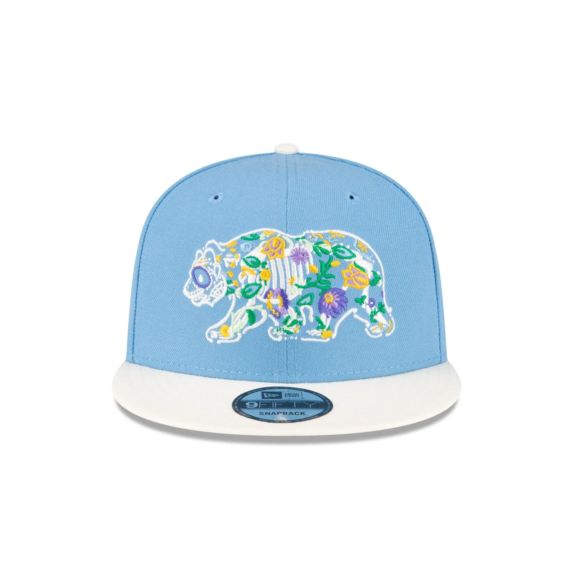 Day of the Dead Bear Sky Blue 9FIFTY Snapback Hat sold by New Era product image thumbnail 2
