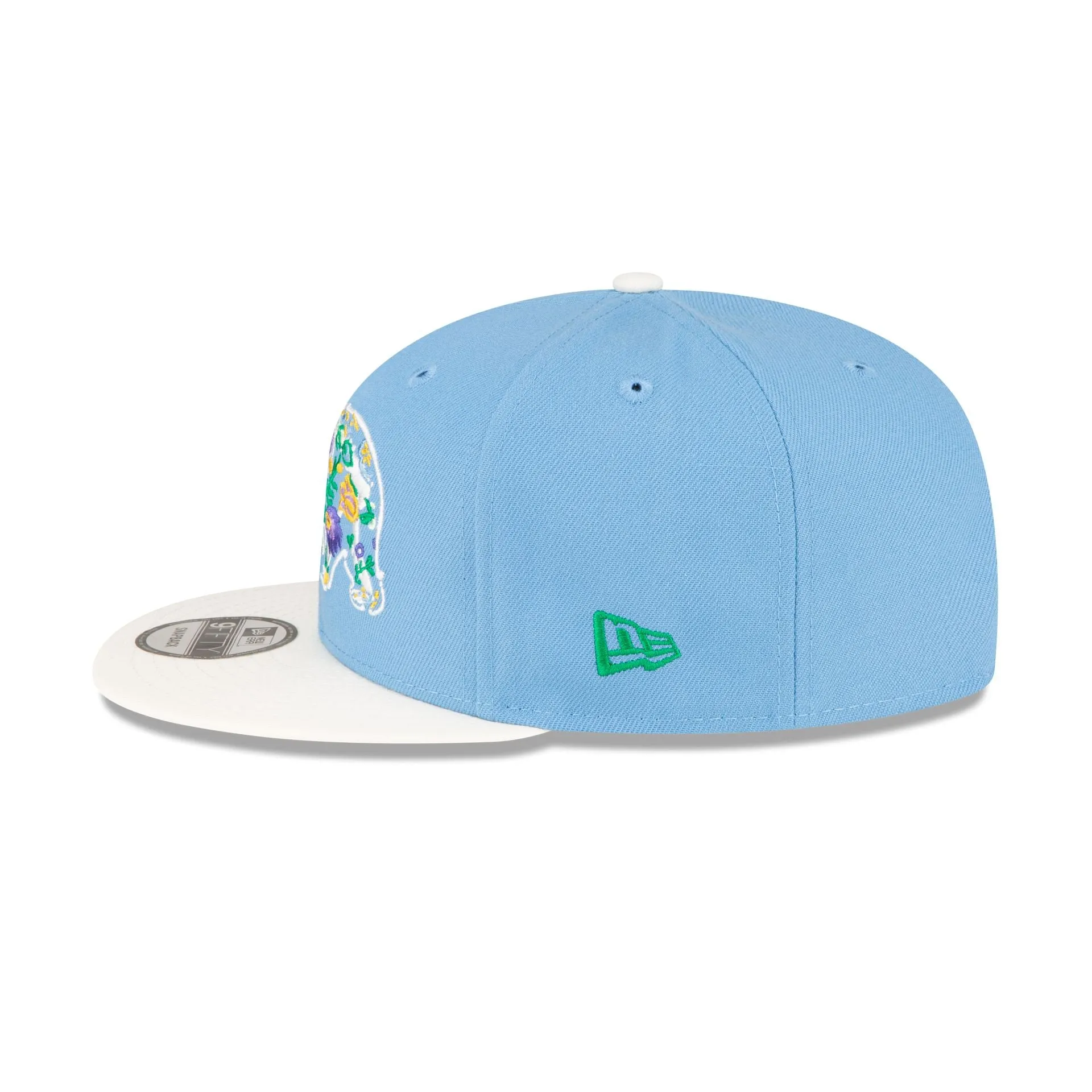 Day of the Dead Bear Sky Blue 9FIFTY Snapback Hat sold by New Era product image thumbnail 4