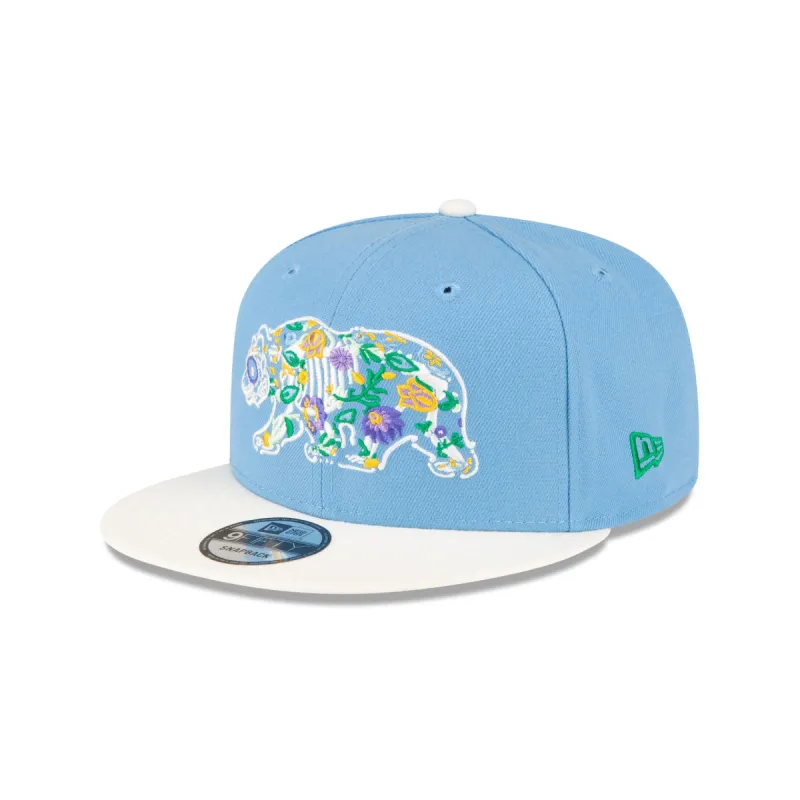 Day of the Dead Bear Sky Blue 9FIFTY Snapback Hat sold by New Era