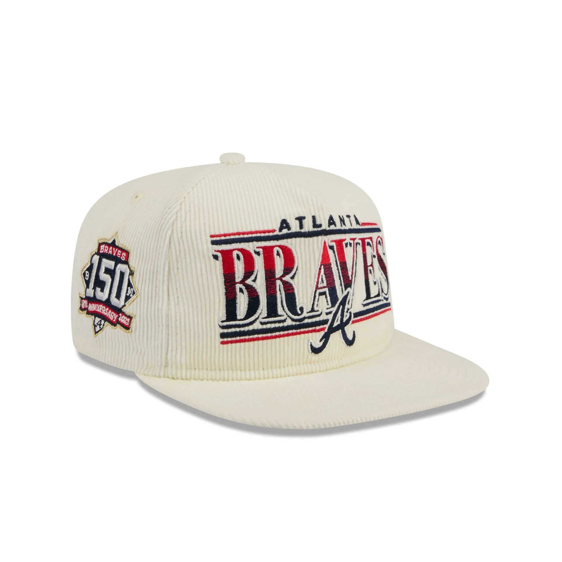 Atlanta Braves Throwback Corduroy Golfer Hat sold by New Era
