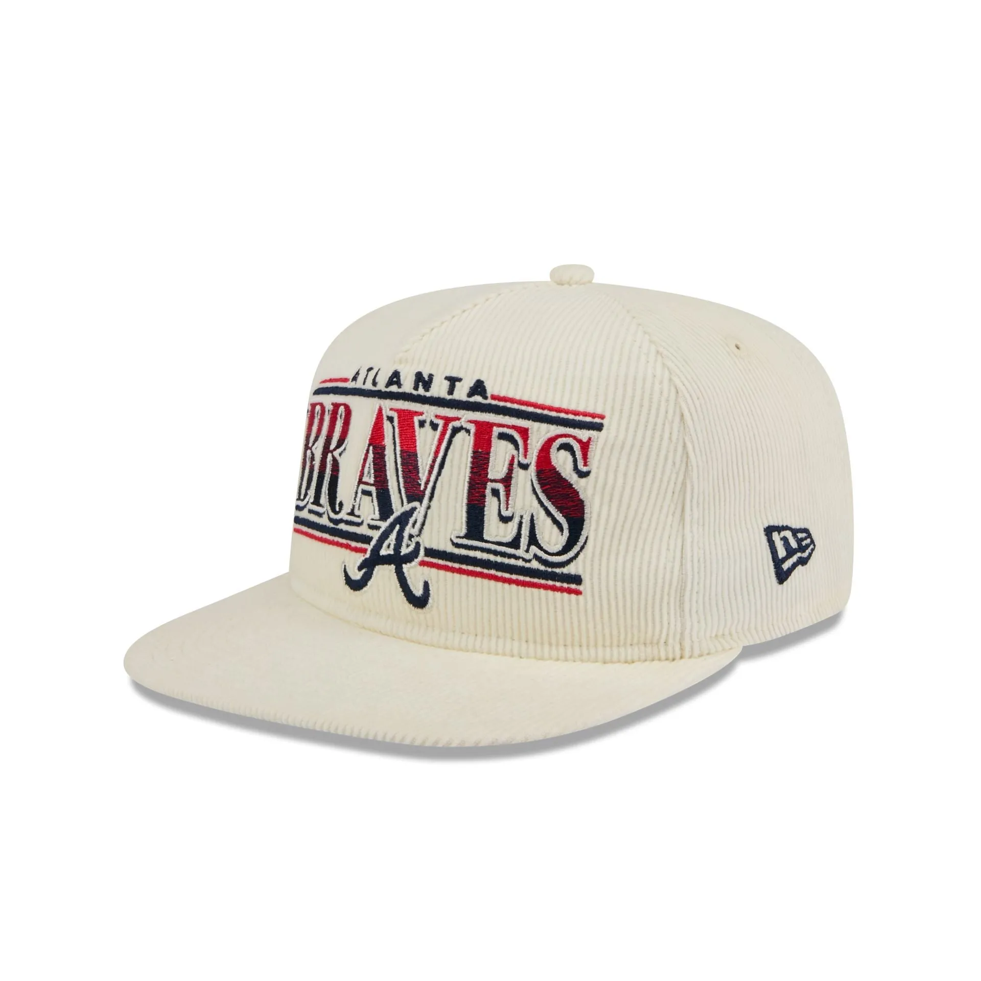 Atlanta Braves Throwback Corduroy Golfer Hat sold by New Era product image thumbnail 3