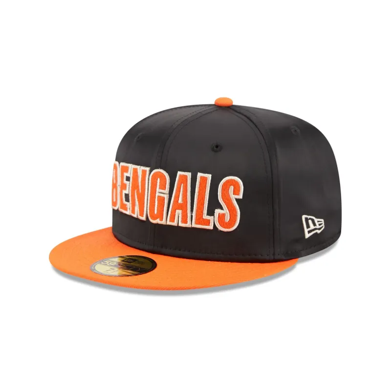 Cincinnati Bengals Satin 59FIFTY Fitted Hat sold by New Era