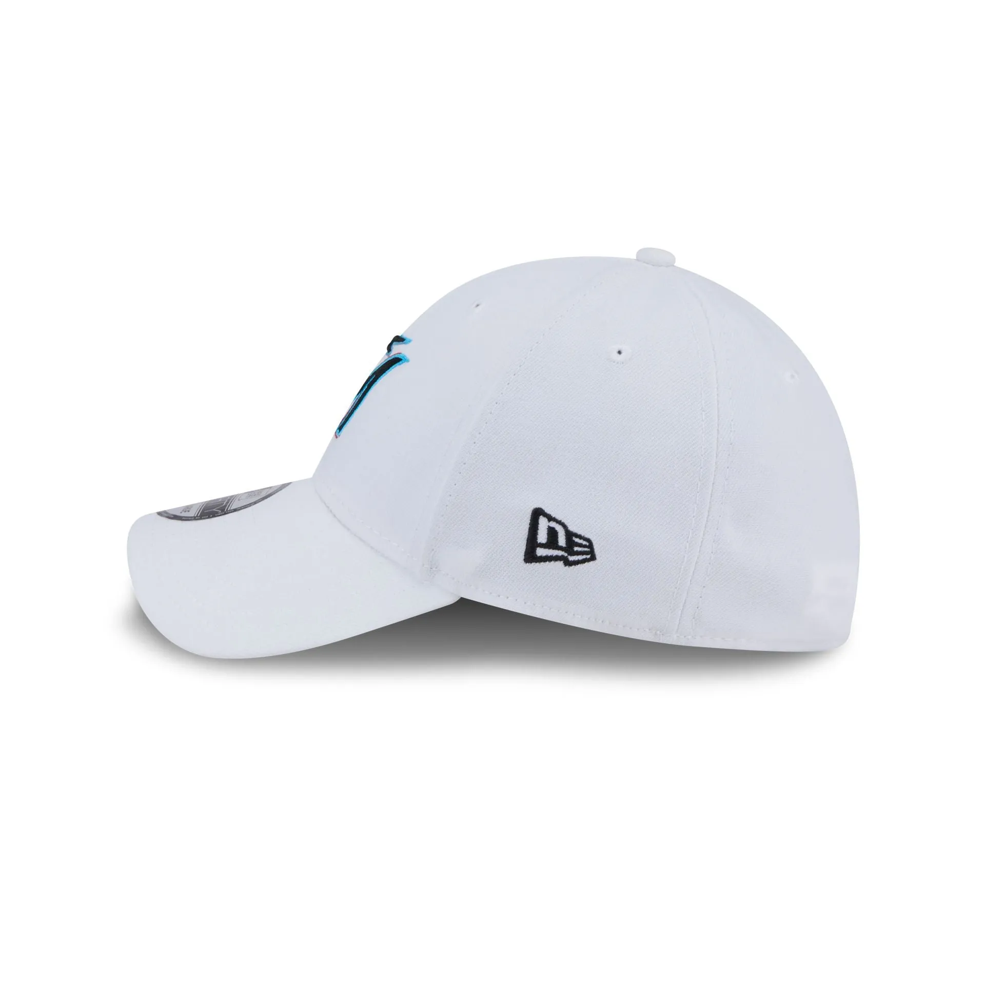Miami Marlins Optic White 39THIRTY Stretch Fit Hat sold by New Era product image thumbnail 4