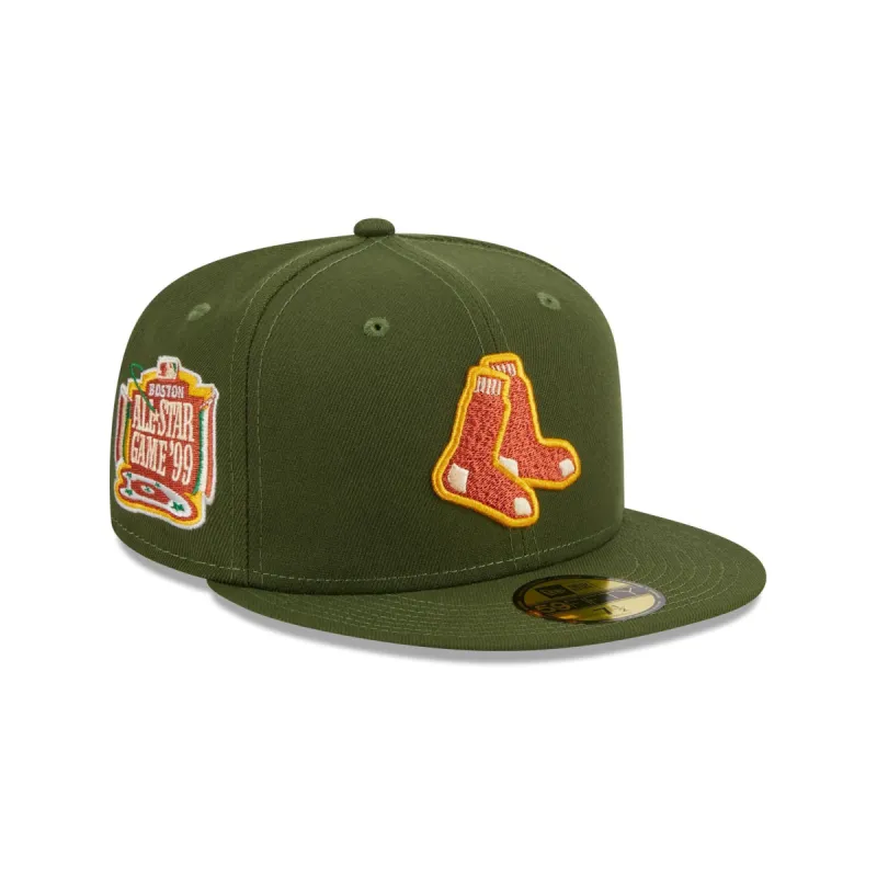 Boston Red Sox Autumn Flannel 59FIFTY Fitted Hat made by New Era
