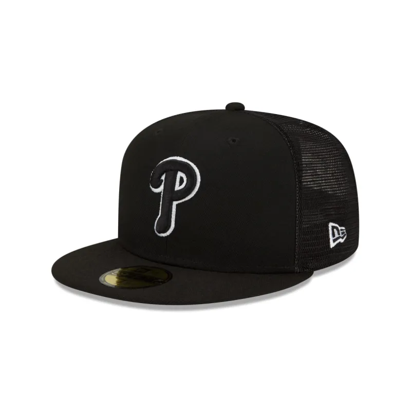 Philadelphia Phillies 2023 Batting Practice Black 59FIFTY Fitted Hat sold by New Era