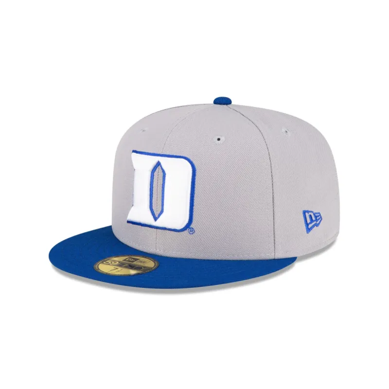 Duke Blue Devils Gray 59FIFTY Fitted Hat sold by New Era