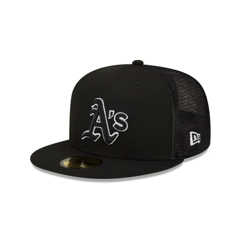 Oakland Athletics 2023 Batting Practice Black 59FIFTY Fitted Hat sold by New Era