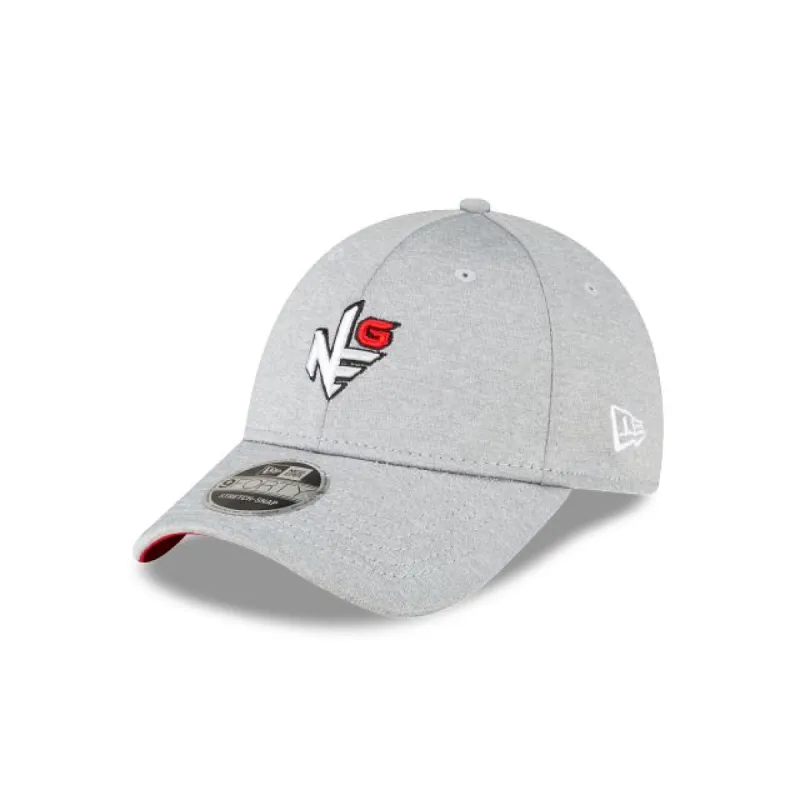 New Era Golf Gray 9FORTY Stretch-Snap Hat sold by New Era
