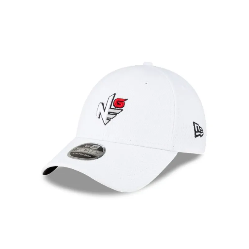 New Era Golf White 9FORTY Stretch-Snap Hat sold by New Era