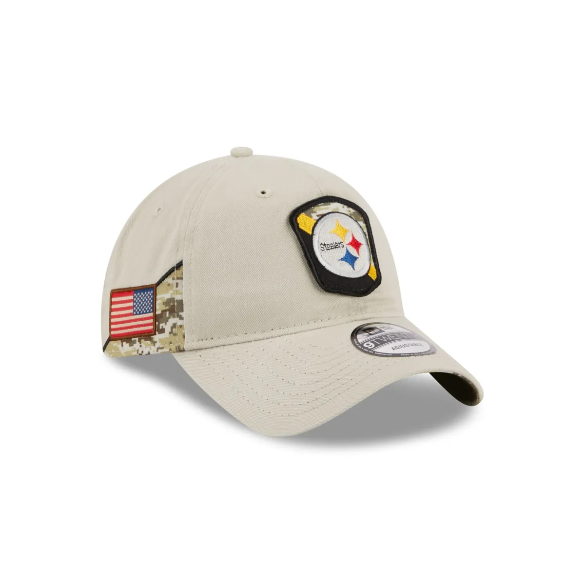 Pittsburgh Steelers 2023 Salute to Service 9TWENTY Adjustable Hat sold by New Era