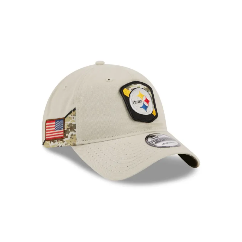 Pittsburgh Steelers 2023 Salute to Service 9TWENTY Adjustable Hat sold by New Era