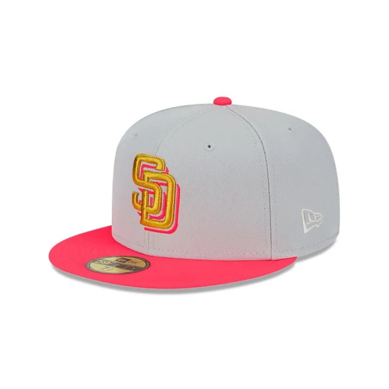 San Diego Padres Metallic City 59FIFTY Fitted Hat sold by New Era