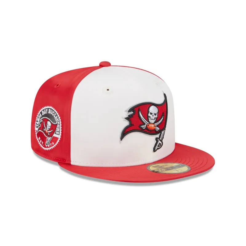 Tampa Bay Buccaneers Throwback Satin 59FIFTY Fitted Hat sold by New Era