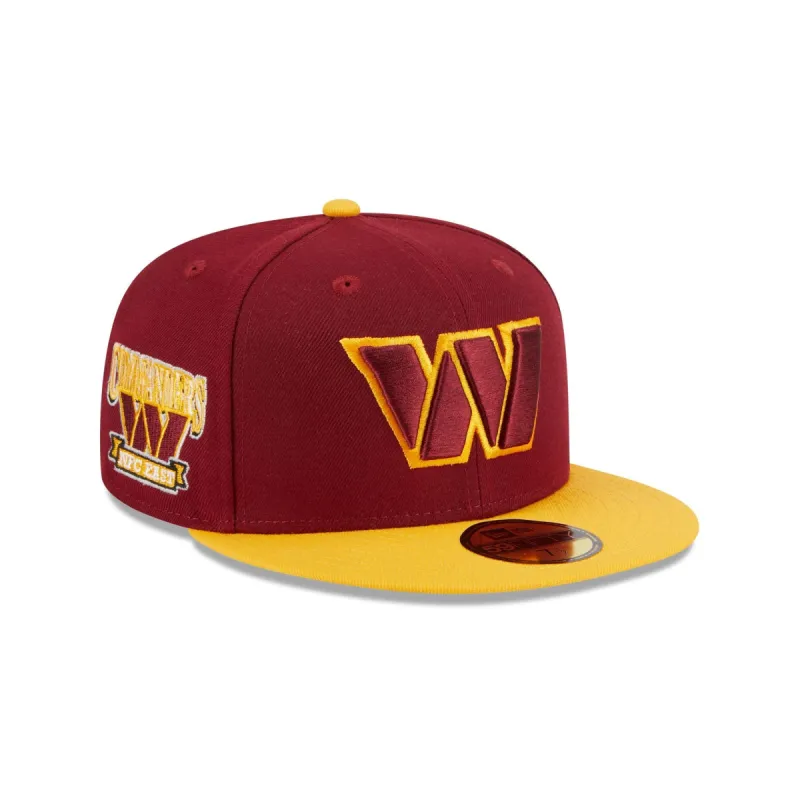 Washington Commanders Throwback Hidden 59FIFTY Fitted Hat sold by New Era