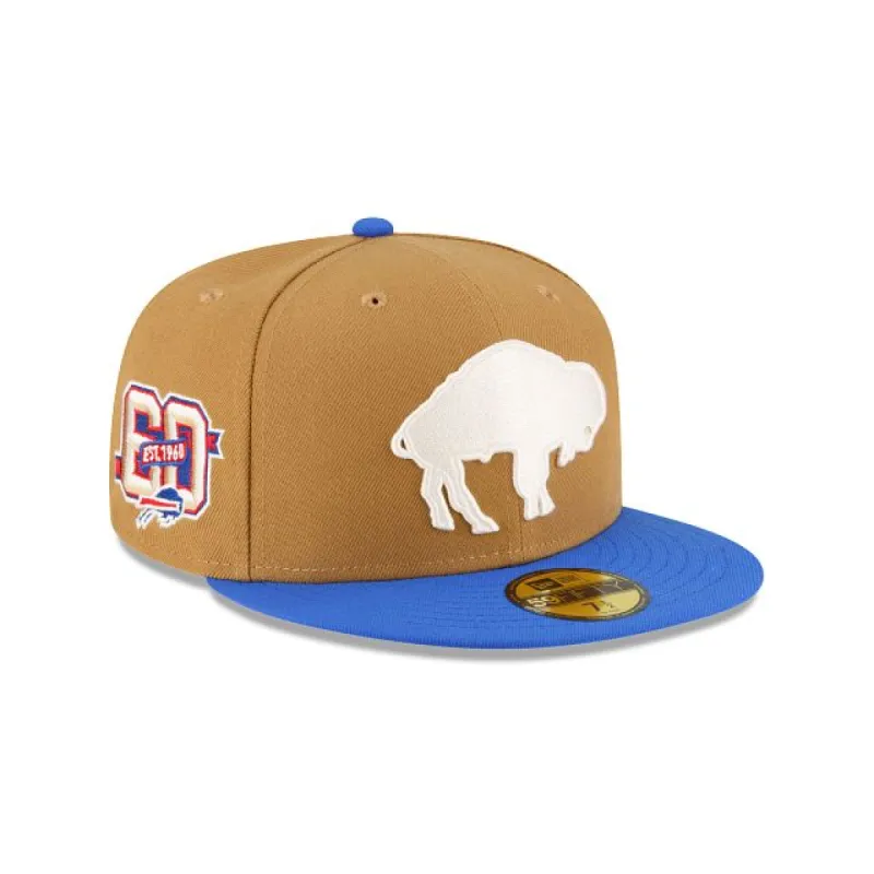 Buffalo Bills Ivory Wheat 59FIFTY Fitted Hat sold by New Era
