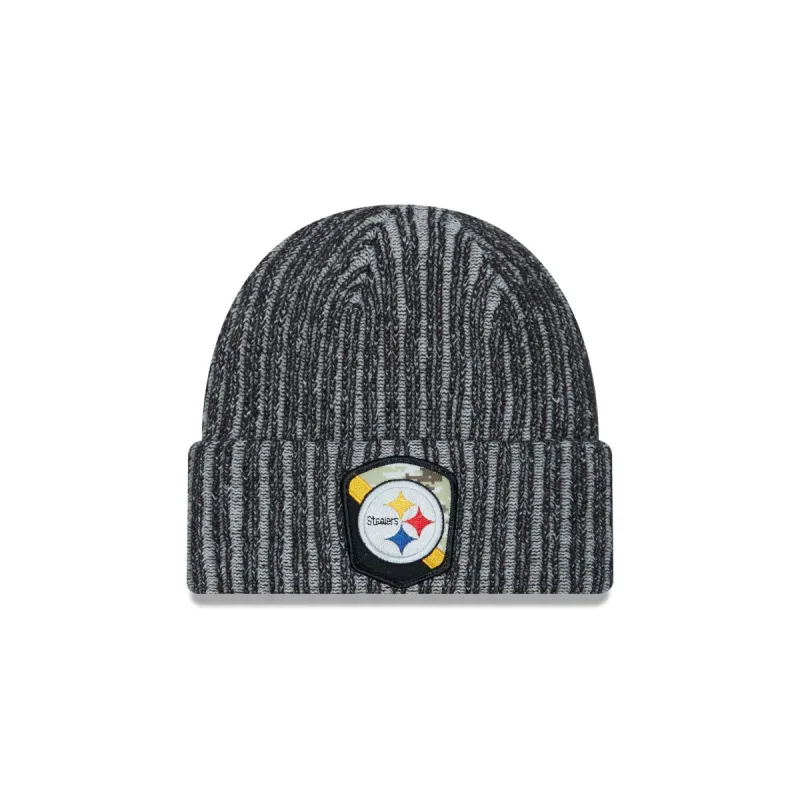 Pittsburgh Steelers 2023 Salute to Service Knit Hat sold by New Era