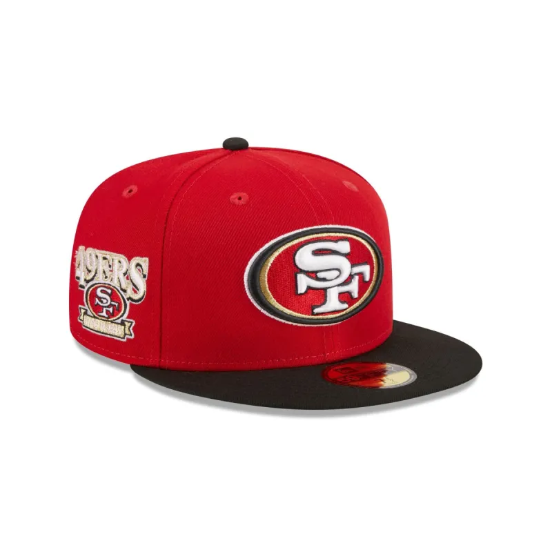 San Francisco 49ers Throwback Hidden 59FIFTY Fitted Hat sold by New Era