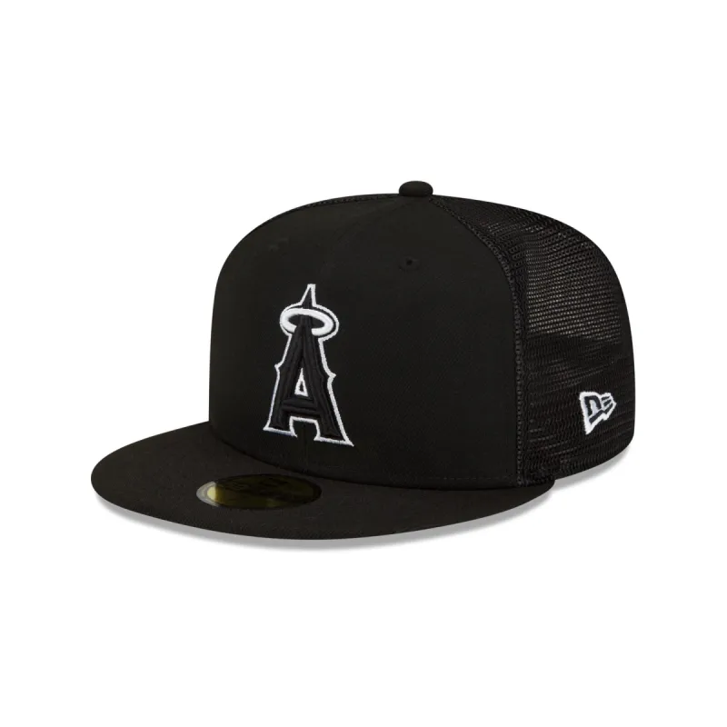 Los Angeles Angels 2023 Batting Practice Black 59FIFTY Fitted Hat sold by New Era