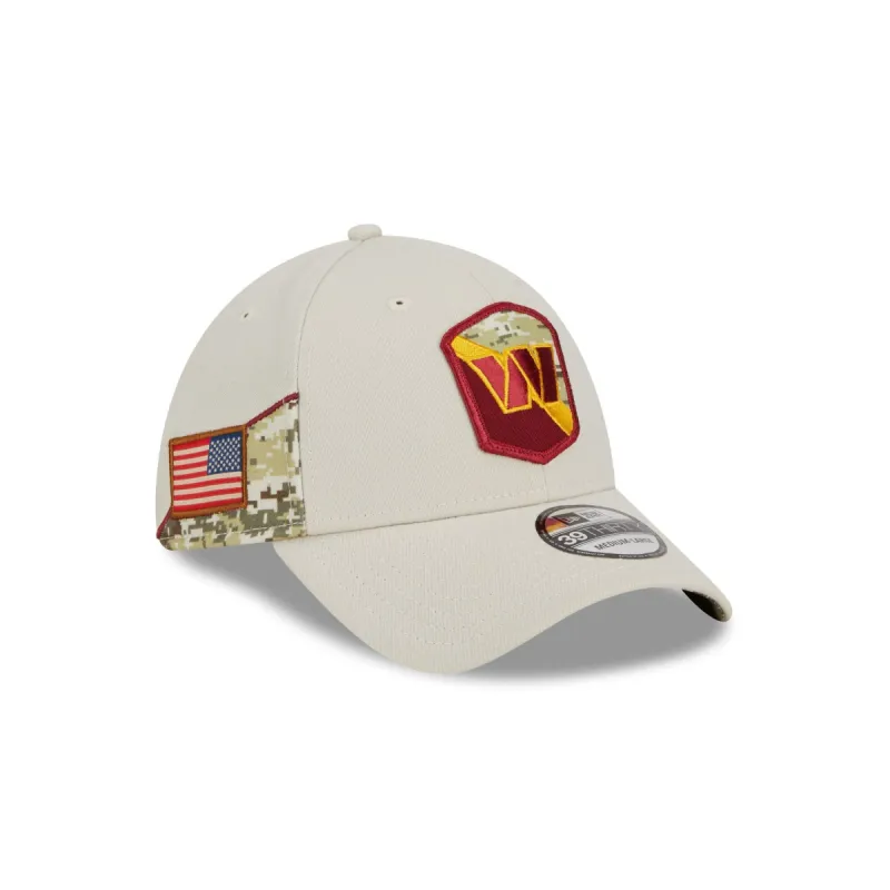 Washington Commanders 2023 Salute to Service 39THIRTY Stretch Fit Hat sold by New Era