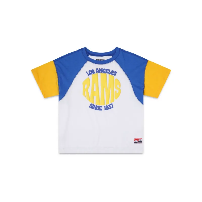 Los Angeles Rams Throwback Women's T-Shirt sold by New Era