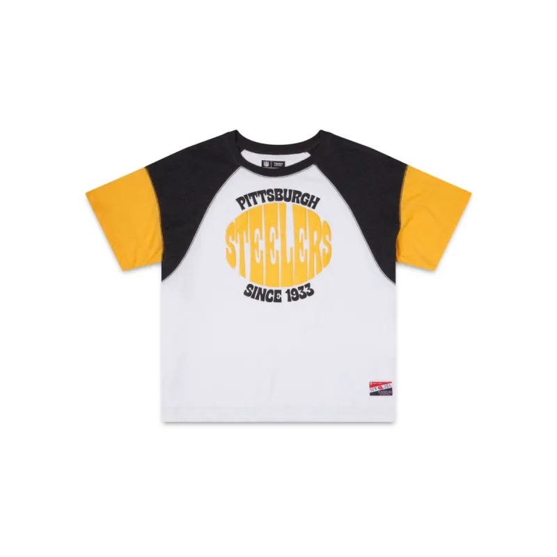 Pittsburgh Steelers Throwback Women's T-Shirt sold by New Era